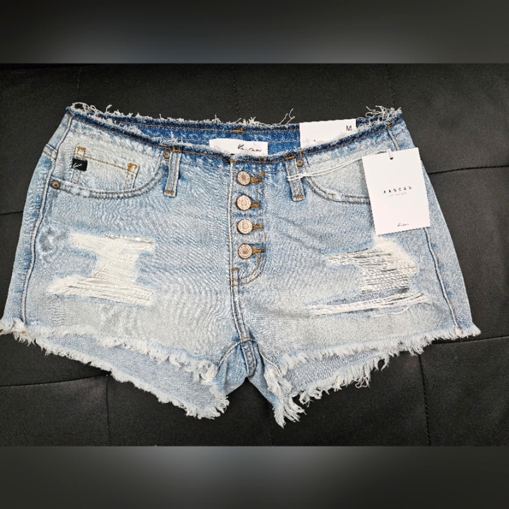 Kancan Demin Cutoff Shorts
